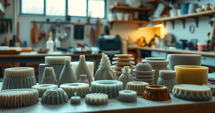 Silicone L&iacute;quido para Moldes: Como Escolher e Usar Corretamente